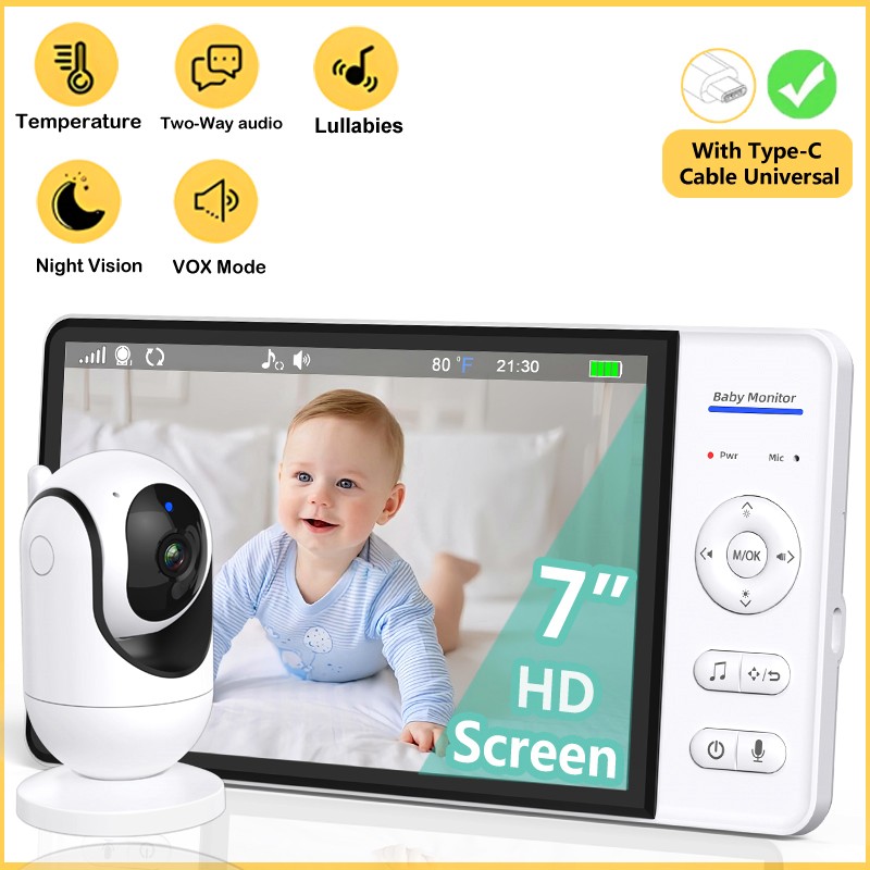 Home Cinema Wireless - No WiFi Baby Monitor da 7