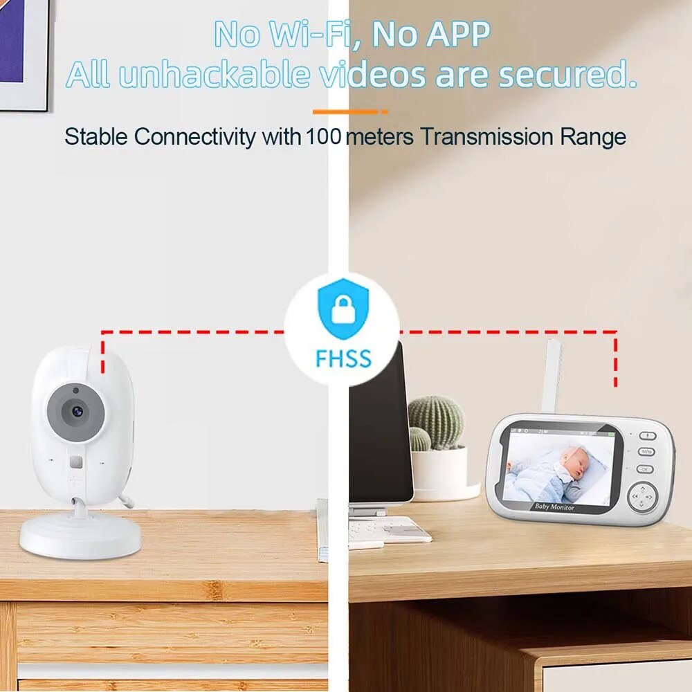 3.5 ''Video Baby Monitor 2.4G  - Home Cinema Wireless recensione e prezzo